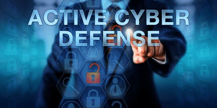 active cyber defense, blocks with open and closed locks